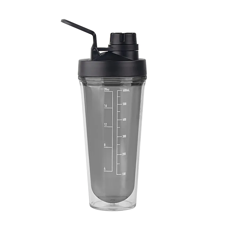Takeya Tritan Shaker With Spout, 24 Oz, Black