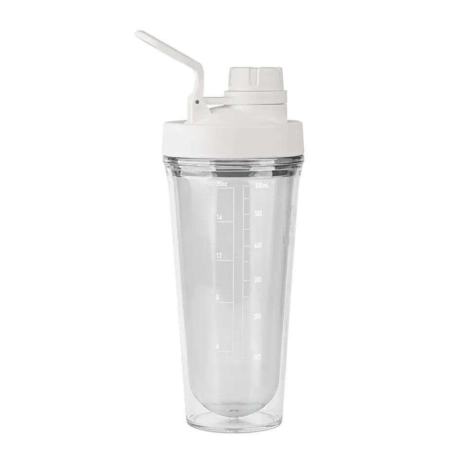 Takeya Tritan Shaker With Spout, 24 Oz, Cloud White