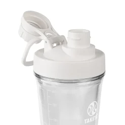 Takeya Tritan Shaker With Spout, 24 Oz, Cloud White