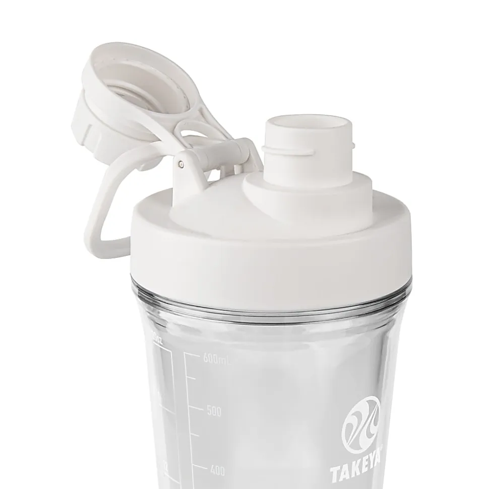 Takeya Tritan Shaker With Spout, 24 Oz, Cloud White
