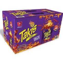 Takis Fuego Chips, 1 Oz, Pack Of 46 Bags