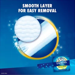 Tampax Pearl Regular Absorbency Tampons, Pack of 96