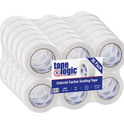 Tape LogicĀ® Carton Sealing Tape, 2" x 110 Yd., White, Case Of 36