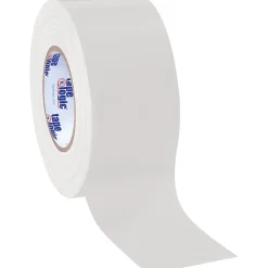 Tape Logic® Color Duct Tape, 3" Core, 3" x 180', White, Case Of 16
