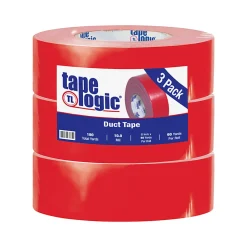 Tape Logic® Duct Tape, 10 Mil, 2" x 60 Yd., Red, Case Of 3