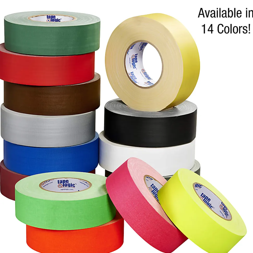 Tape Logic® Gaffers Tape, 2" x 60 Yd., Black, Case Of 3 Rolls