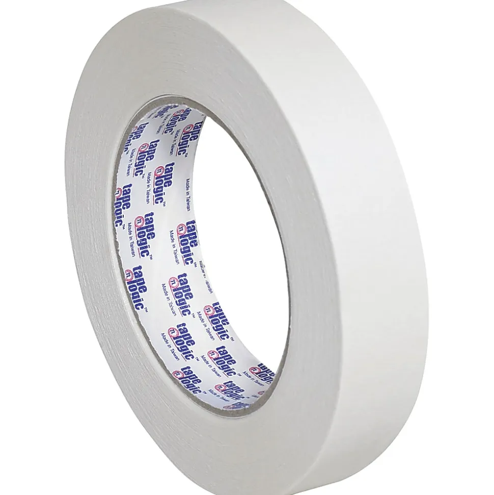 Tape Logic® 2200 Masking Tape, 3" Core, 1" x 180', Natural, Case Of 12