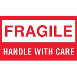 Tape Logic® Preprinted Shipping Labels, DL1070, Fragile,