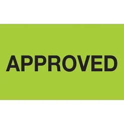 Tape Logic® Preprinted Special Handling Labels, DL1154, Approved, Rectangle, 3