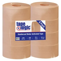 Tape Logic® Reinforced Water-Activated Packing Tape, #7000, 3