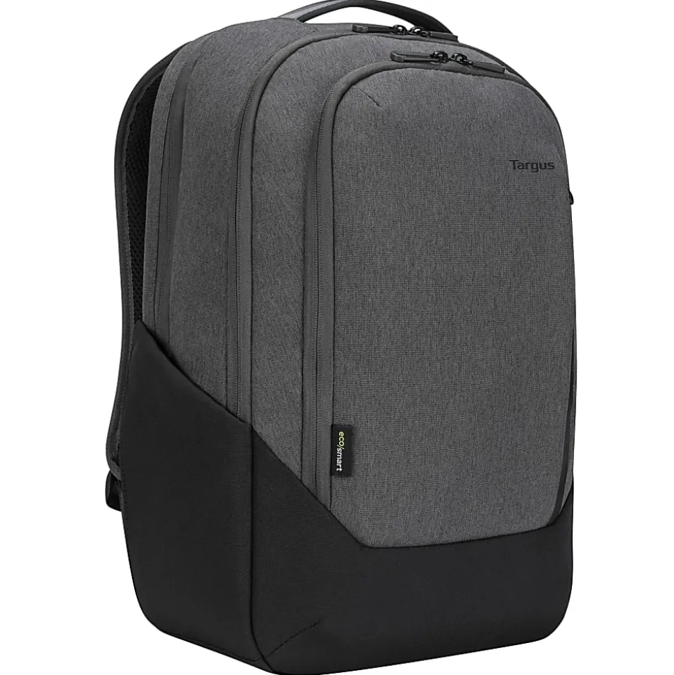 Targus® Cypress Hero EcoSmart® Backpack With 15.6" Laptop Pocket, Light Gray