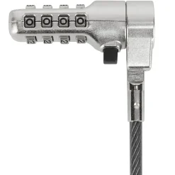 Targus® Defcon® 3-In-1 Universal Combo Lock, 6.5', Black, ASP86RGL