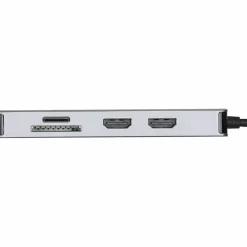 Targus® Dual HDMI™ 4K Docking Station, 5-14”H x 8-3/4”W x 1-13/16”D, Blue, DOCK423TT