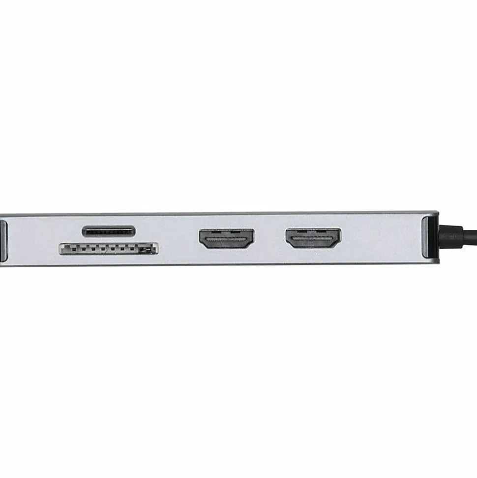 Targus® Dual HDMI™ 4K Docking Station, 5-14”H x 8-3/4”W x 1-13/16”D, Blue, DOCK423TT