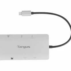 Targus® Dual HDMI™ 4K Docking Station, 5-14”H x 8-3/4”W x 1-13/16”D, Blue, DOCK423TT