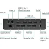 Targus® DV4K Docking Station With 100W Power, 1.6"H x 3.3"W x 6.8"D, Black, DOCK190USZ