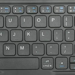 Targus Ergonomic Foldable Bluetooth Antimicrobial Keyboard, Compact Size, Black, AKF003US