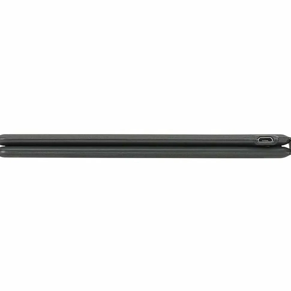 Targus Ergonomic Foldable Bluetooth Antimicrobial Keyboard, Compact Size, Black, AKF003US