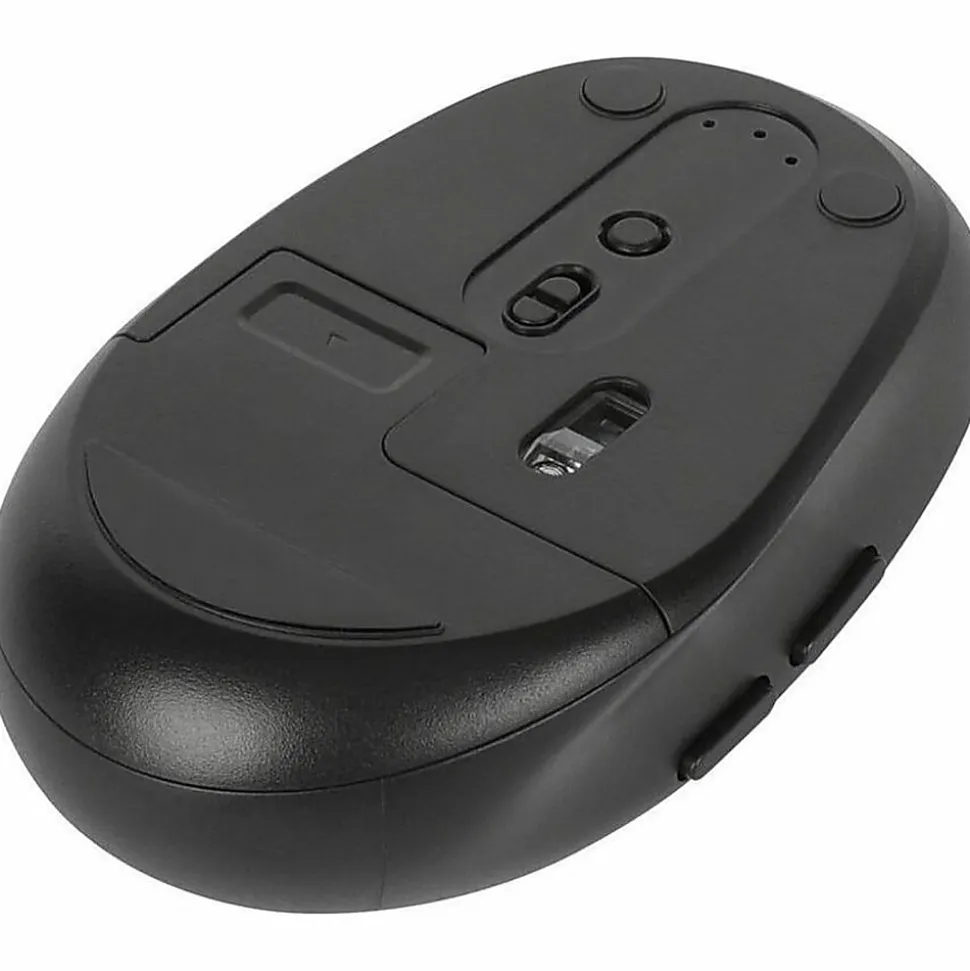 Targus Full-Size Bluetooth Keyboard And Midsize Comfort Antimicrobial Mouse Bundle, Black