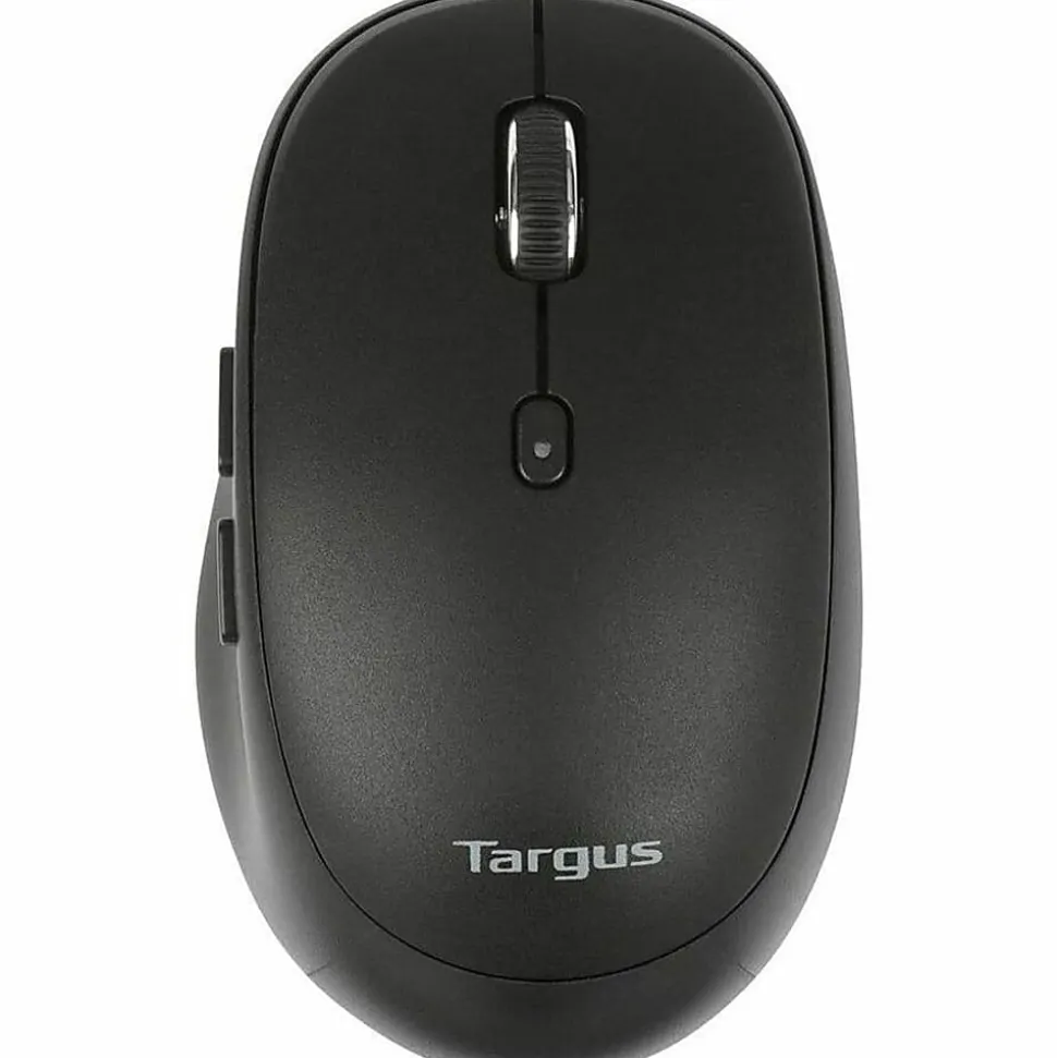 Targus Full-Size Bluetooth Keyboard And Midsize Comfort Antimicrobial Mouse Bundle, Black