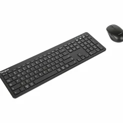 Targus Full-Size Bluetooth Keyboard And Midsize Comfort Antimicrobial Mouse Bundle, Black