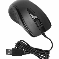 Targus Full-Size Optical Mouse, Matte Black, AMU81USZ