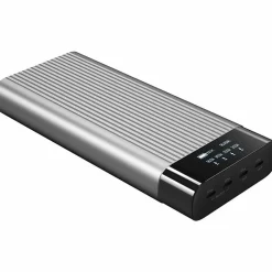 Targus HyperJuice Power Bank For Mobile Phones And Laptops, Silver, HJ245B