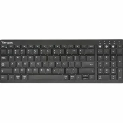 Targus Midsize Multi-Device Bluetooth Antimicrobial Keyboard, Black, AKB863US