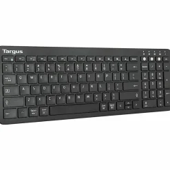 Targus Midsize Multi-Device Bluetooth Antimicrobial Keyboard, Black, AKB863US