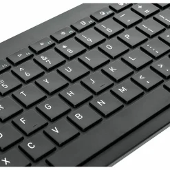 Targus Midsize Multi-Device Bluetooth Antimicrobial Keyboard, Black, AKB863US