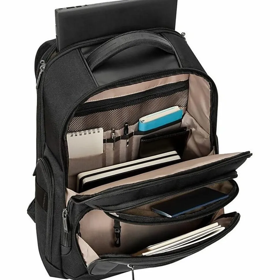 Targus Mobile Elite Backpack With 16" Laptop Pocket, Black