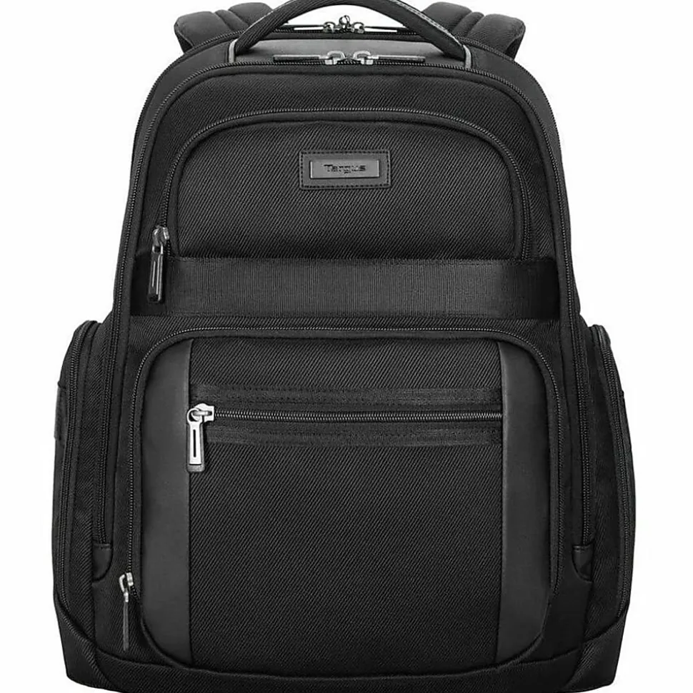 Targus Mobile Elite Backpack With 16" Laptop Pocket, Black
