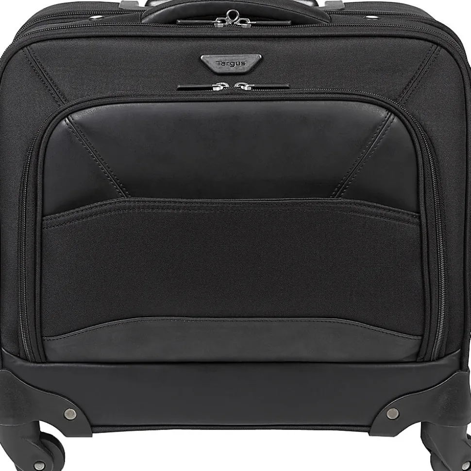 Targus® Mobile ViP 4-Wheeled Roller Case With 16" Laptop Pocket, Black