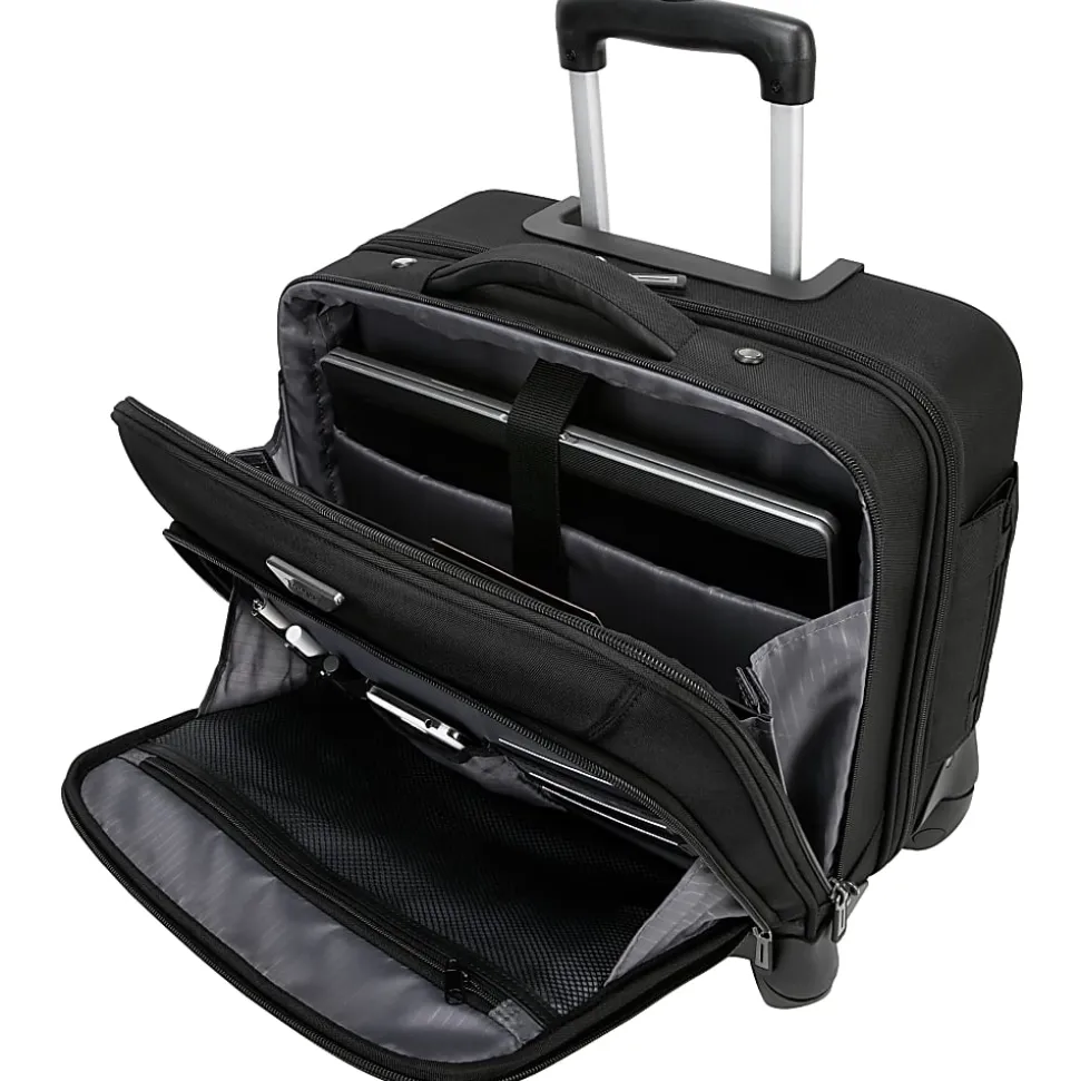 Targus® Mobile ViP 4-Wheeled Roller Case With 16" Laptop Pocket, Black