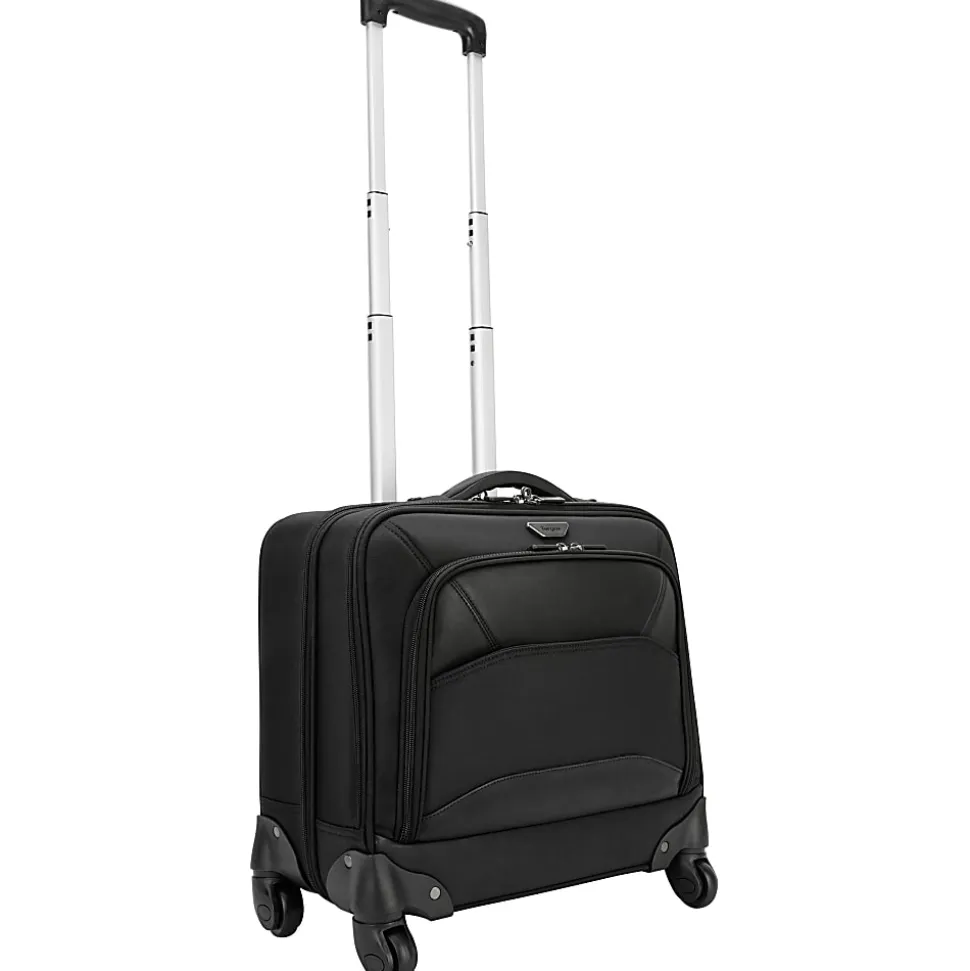 Targus® Mobile ViP 4-Wheeled Roller Case With 16" Laptop Pocket, Black