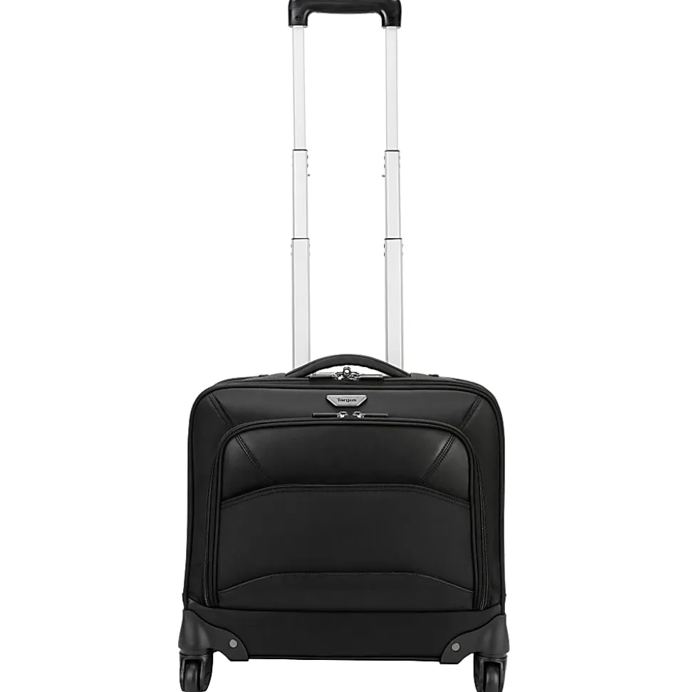 Targus® Mobile ViP 4-Wheeled Roller Case With 16" Laptop Pocket, Black