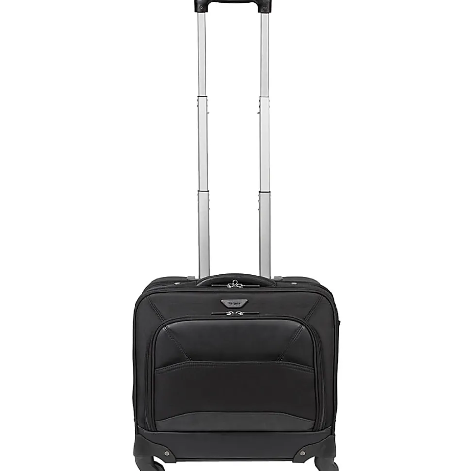 Targus® Mobile ViP 4-Wheeled Roller Case With 16" Laptop Pocket, Black