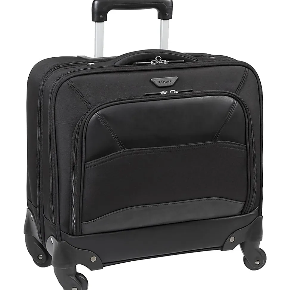 Targus® Mobile ViP 4-Wheeled Roller Case With 16" Laptop Pocket, Black