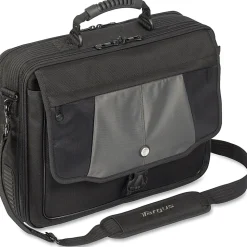 Targus® 17" Platinum Blacktop Deluxe Notebook Case, Black