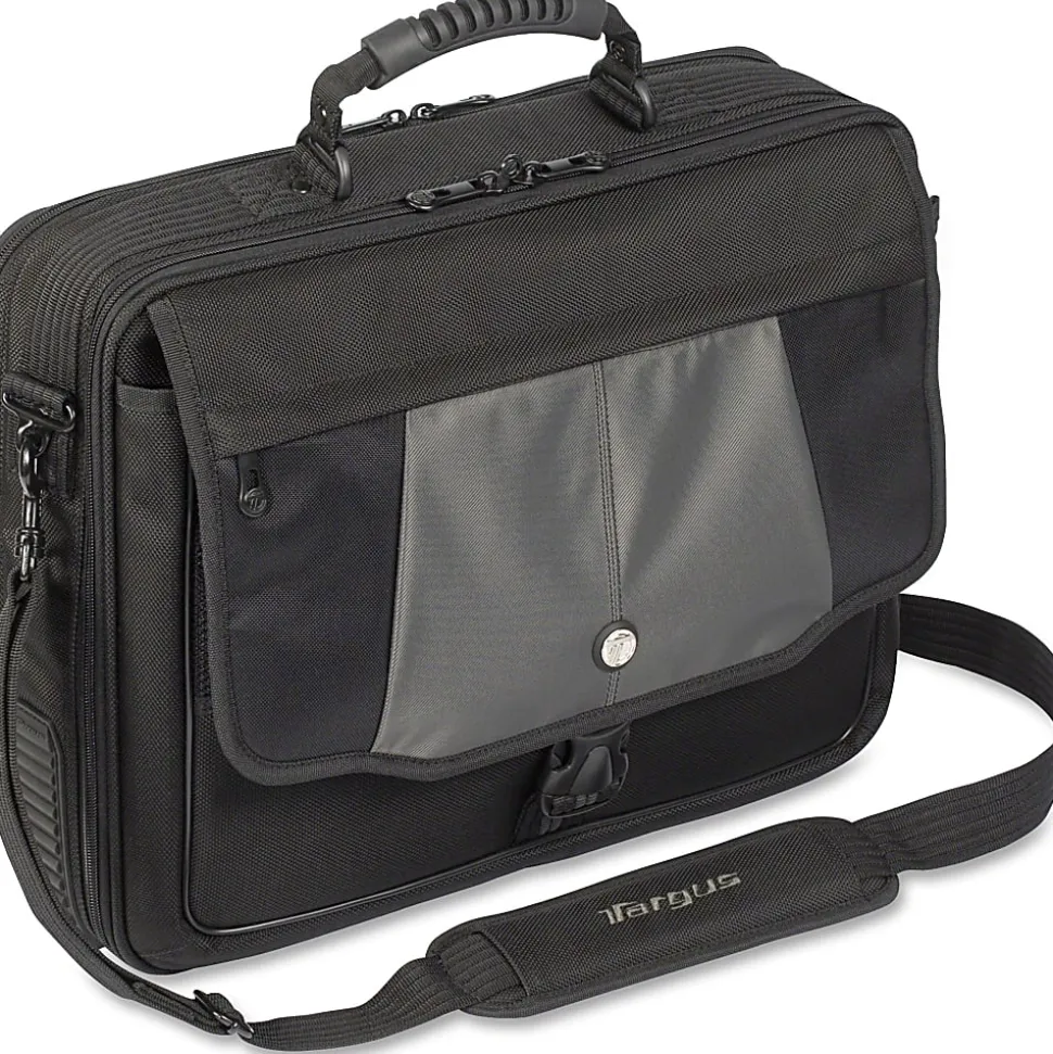 Targus® 17" Platinum Blacktop Deluxe Notebook Case, Black
