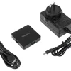 Targus® 4-Port USB 3.0 SuperSpeed™ Hub, 1.3"H x 3.3"W x 0.5"D