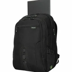 Targus® Spruce™ EcoSmart® Backpack With 17" Laptop Pocket, 41.6% Recycled, Black