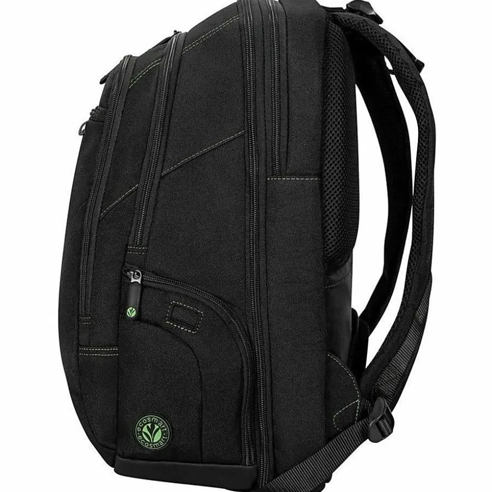 Targus Spruce EcoSmart Notebook Backpack - Bump Resistant, Drop Resistant, Scratch Resistant - Polyester Body - TBB013US