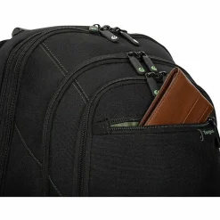 Targus Spruce EcoSmart Notebook Backpack - Bump Resistant, Drop Resistant, Scratch Resistant - Polyester Body - TBB013US
