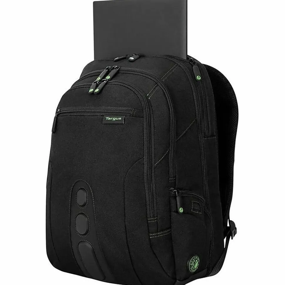 Targus Spruce EcoSmart Notebook Backpack - Bump Resistant, Drop Resistant, Scratch Resistant - Polyester Body - TBB013US
