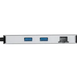 Targus® USB-C Dual HDMI™ Travel Dock, 4-1/2”H x 3”W x 7/8”D, Silver, DSU200TT
