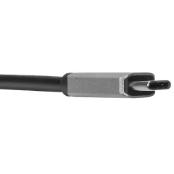 Targus® USB-C To 4-Port USB-A Hub, 1-13/16”H x 3-3/4”W x 1/2”D, Silver, ACH226BT