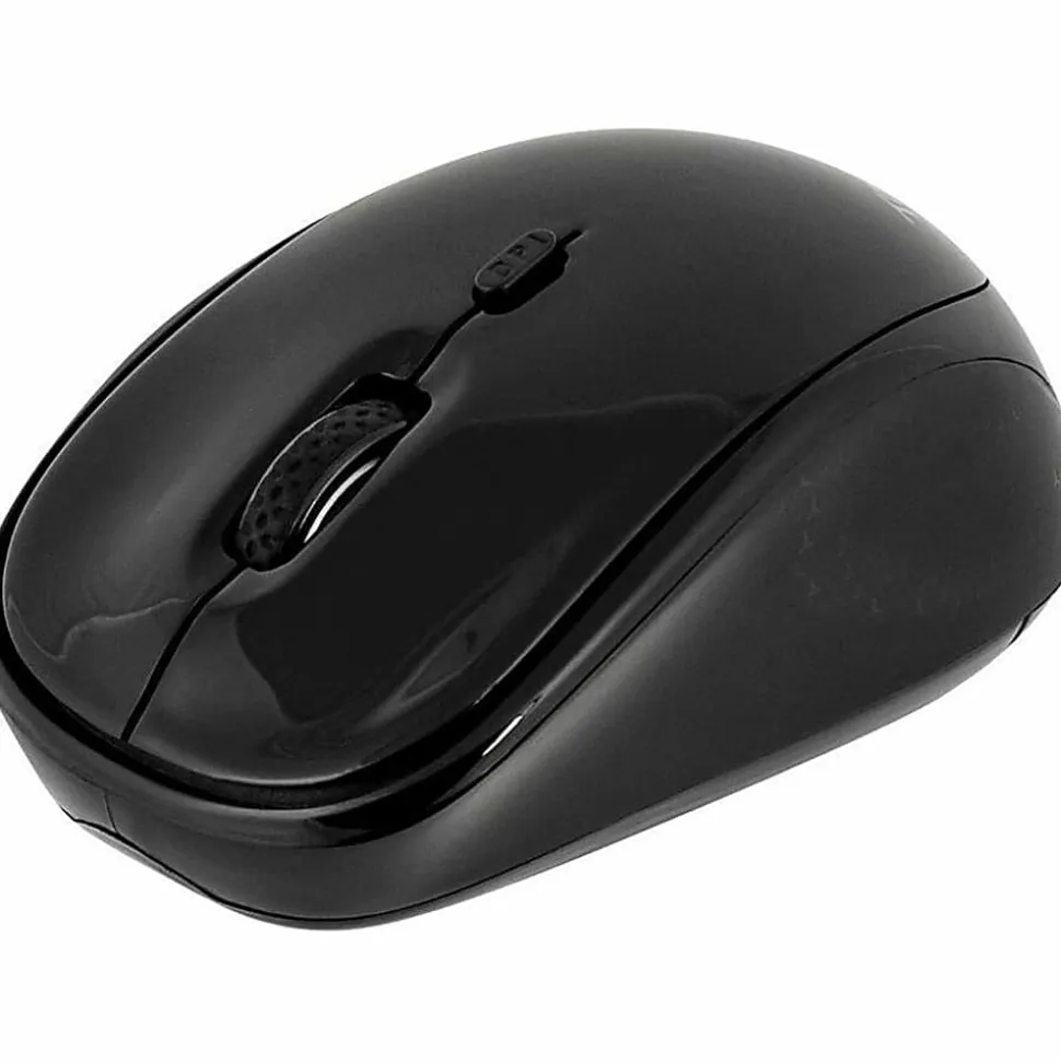 Targus Wireless Optical Mouse, Full Size, Black/Gray, AMW50US