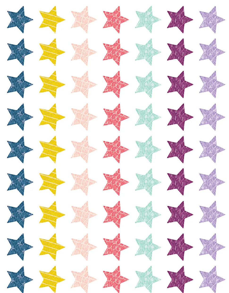 Teacher Created Resources Mini Stickers, Oh Happy Day Stars, Pack Of 378 Stickers