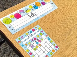 Teacher Created Resources Mini Stickers, Brights 4Ever Smiley Faces, Pack Of 378 Stickers